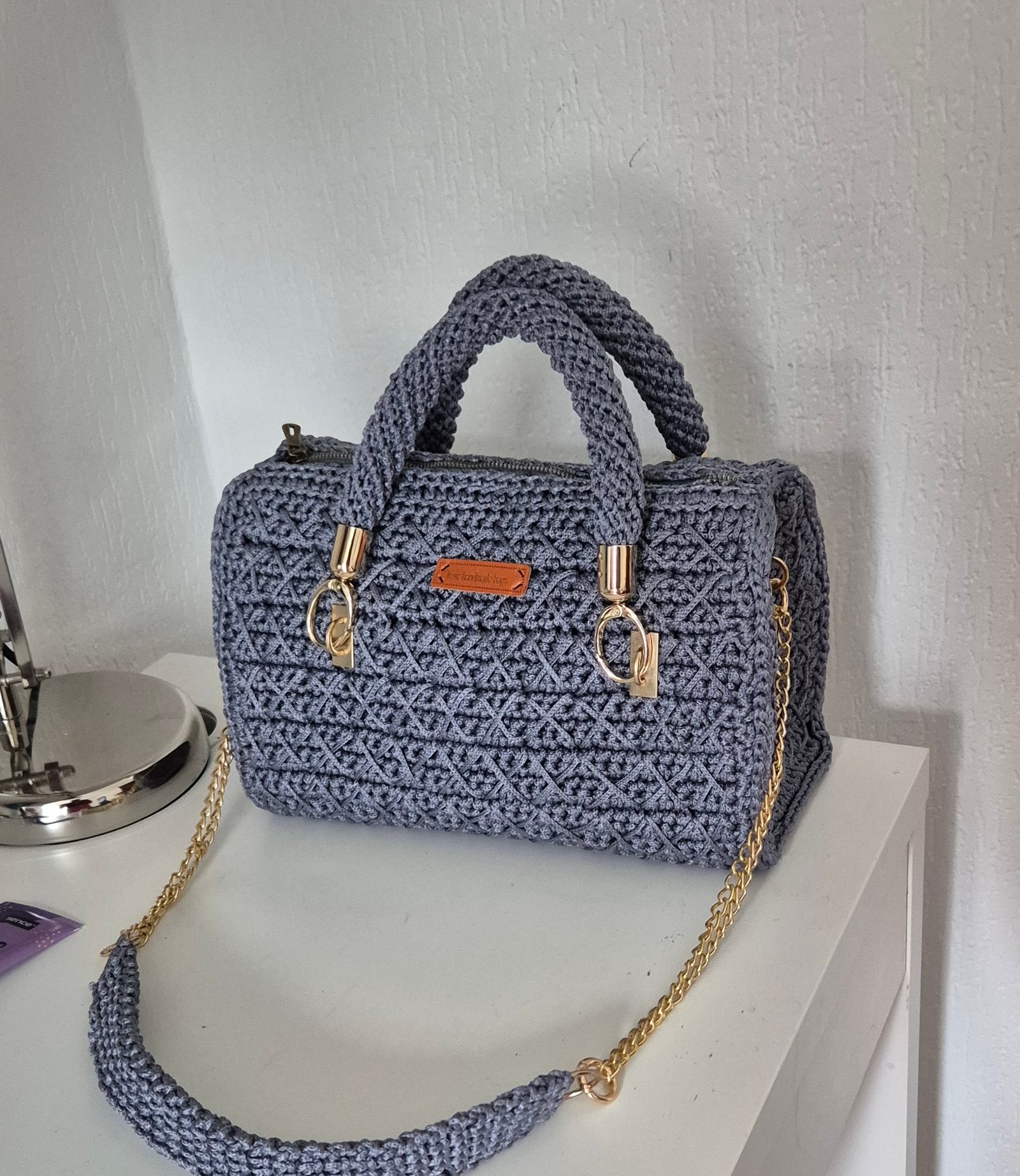 Brown Handmade Shoulder Bag